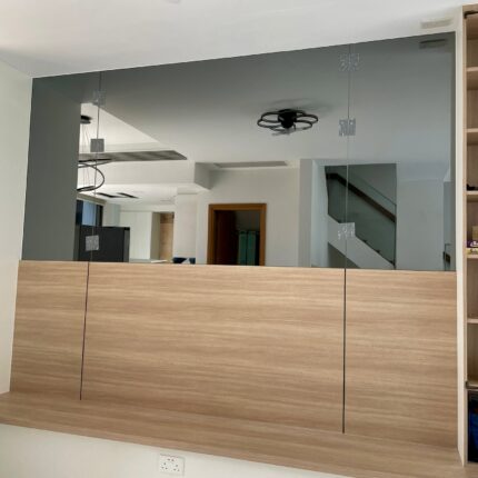 Premium 5mm tinted mirror for modern home and commercial interiors by Diamond Collective